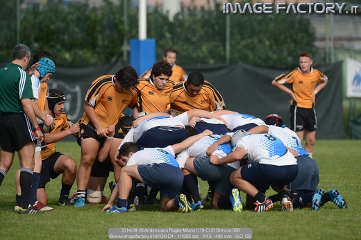 2014-09-28 Ambrosiana Rugby Milano U18-CUS Brescia 098